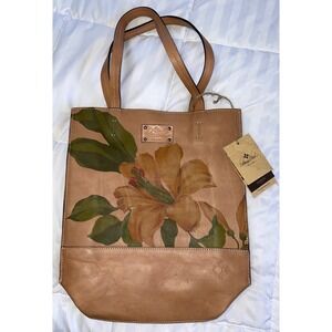 Patricia Nash Brown Floral Tote